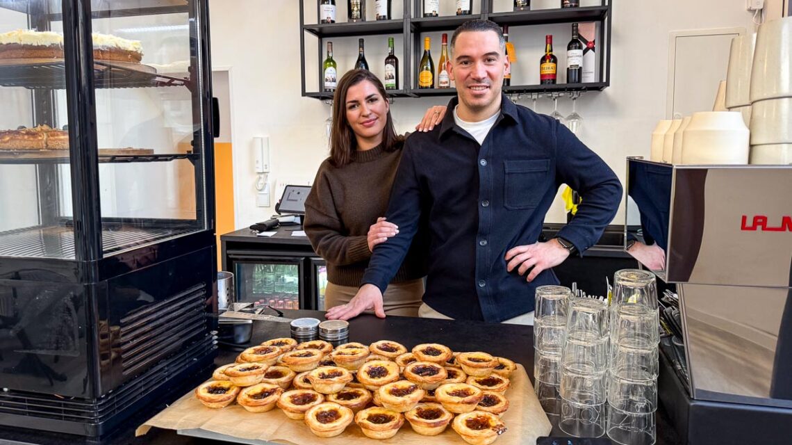 Marianna und Fabio starten durch, im LX Café.