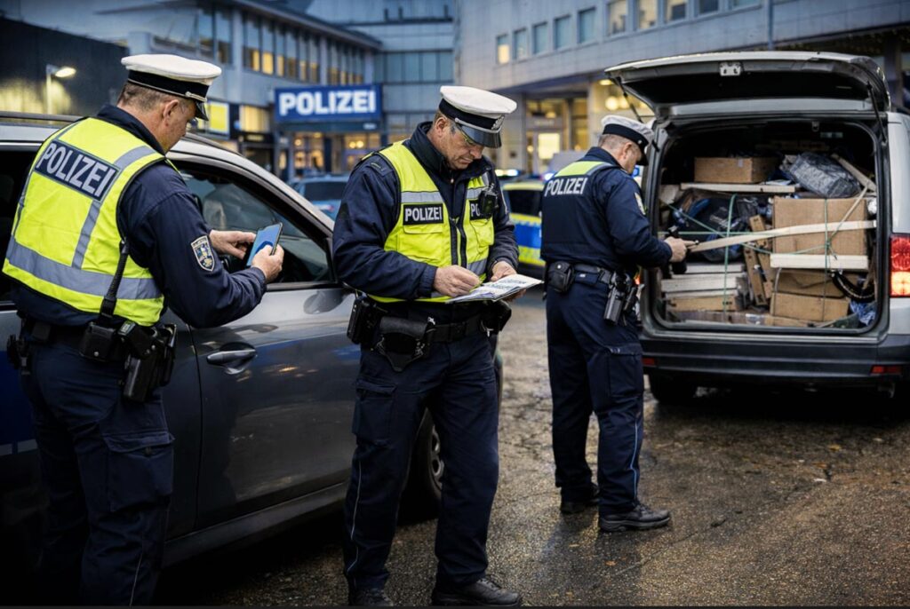 Handy weg, Gurt an: Die Wiesbadener Polizei stoppte am Wochenende mehrere Verkehrssünder direkt vor den Revieren