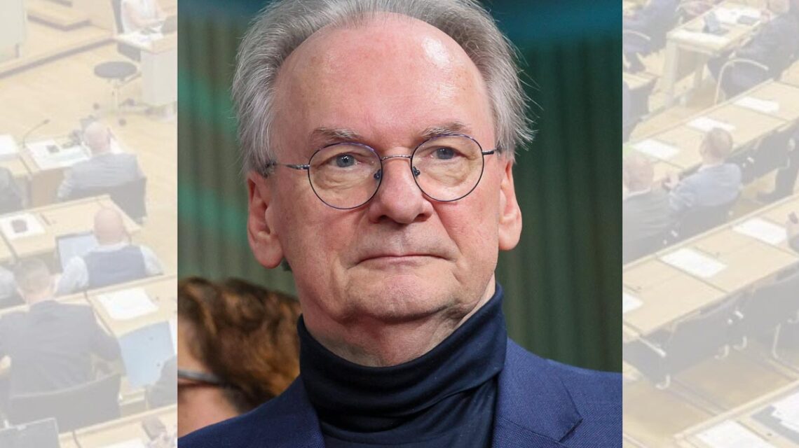 Wahlabend der CDU im Konrad-Adenauer-Haus in Berlin: Reiner Haseloff (CDU), Ministerpräsident des Landes Sachsen-Anhalt.