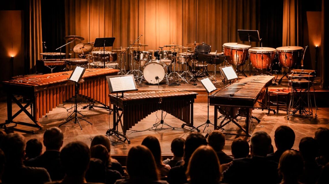 Marimba, Vibrafon und Pauken im Dialog: „Impact I“ zeigt die klangliche Weite des klassischen Schlagzeugs.