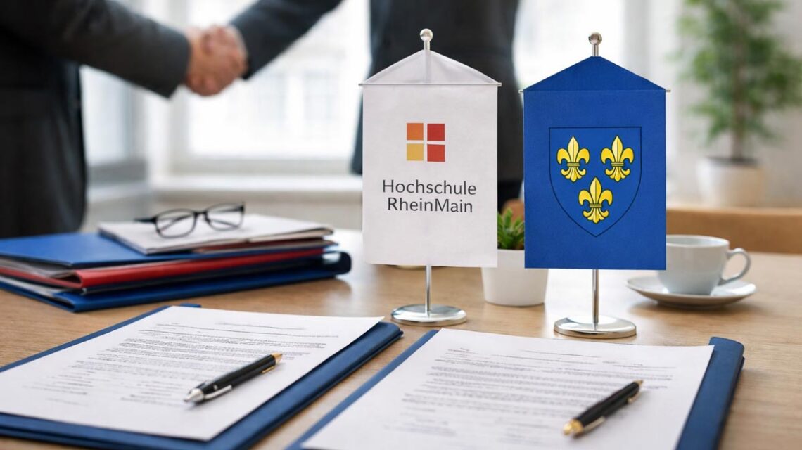 Unterzeichnung mit Signalwirkung: Stadt Wiesbaden und Hochschule RheinMain setzen auf enge Zusammenarbeit zwischen Forschung und sozialer Praxis.