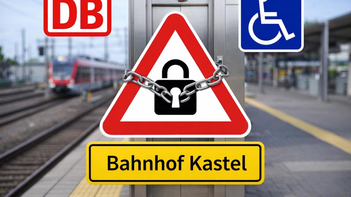 Der Bahnhof Kastel zählt zu den wichtigsten Knoten im Rhein-Main-Gebiet – doch Aufzüge fehlen bis heute