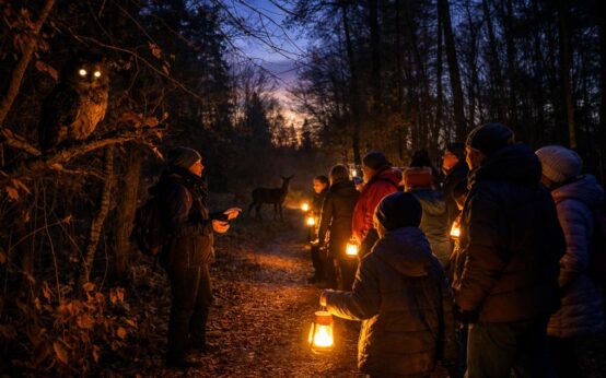 Wenn die Fasanerie dunkel wird, beginnen die Tiere zu erzählen – „Dark Park“ führt mitten hinein ins nächtliche Klangspiel des Waldes.