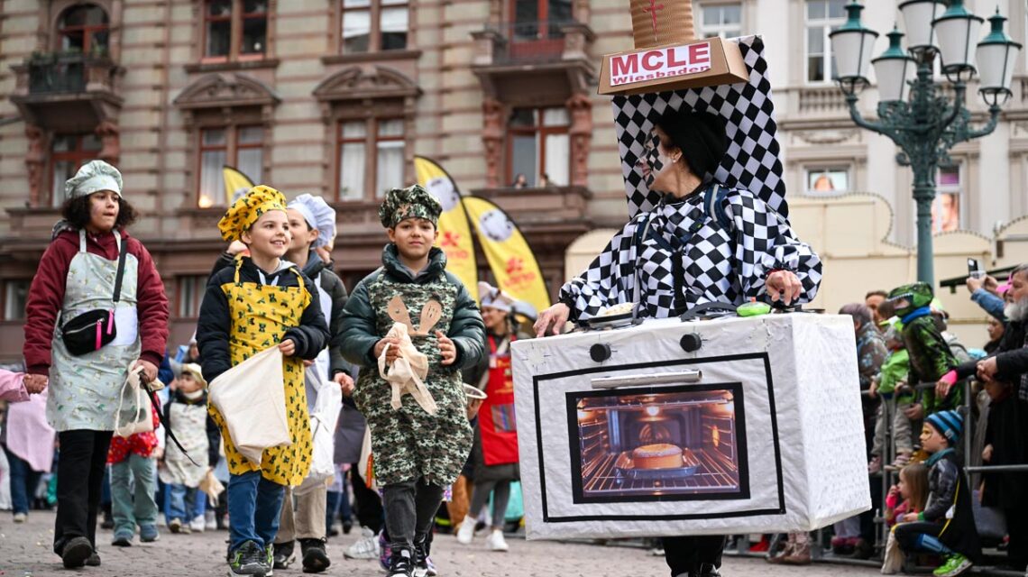 Kinderfastnachtsumzug in Wiesbaden