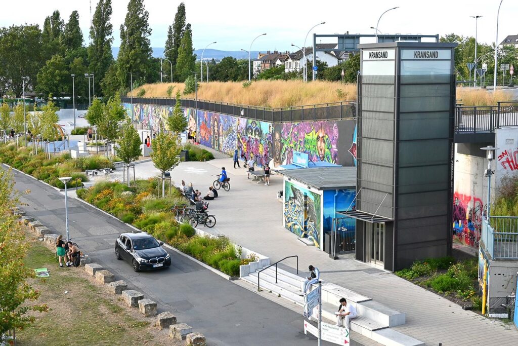 Blick auf das Freizeitgelände Kransand ©2026 LH Wiesbaden