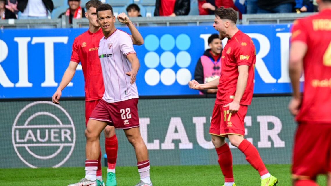 Lukas Schleimer nach dem 1:0