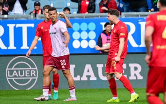 Lukas Schleimer nach dem 1:0