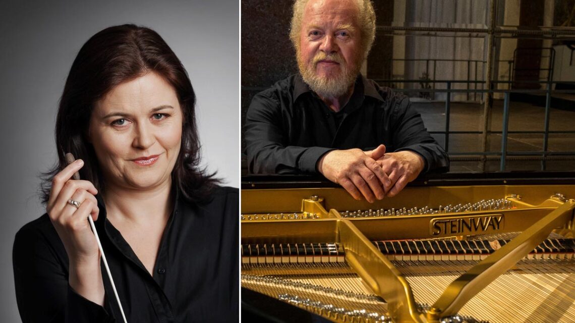 Gerhard Oppitz und Anna-Maria Helsing verwandeln das Kurhaus in einen Klangraum voller Feuer, Licht und nordischer Weite.