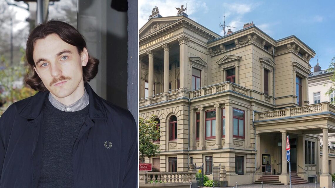 Kaleb Erdmann stellt im Literaturhaus Villa Clementine seinen Roman „Die Ausweichschule“ vor und spricht über das Erzählen von Gewalt und Erinnerung.