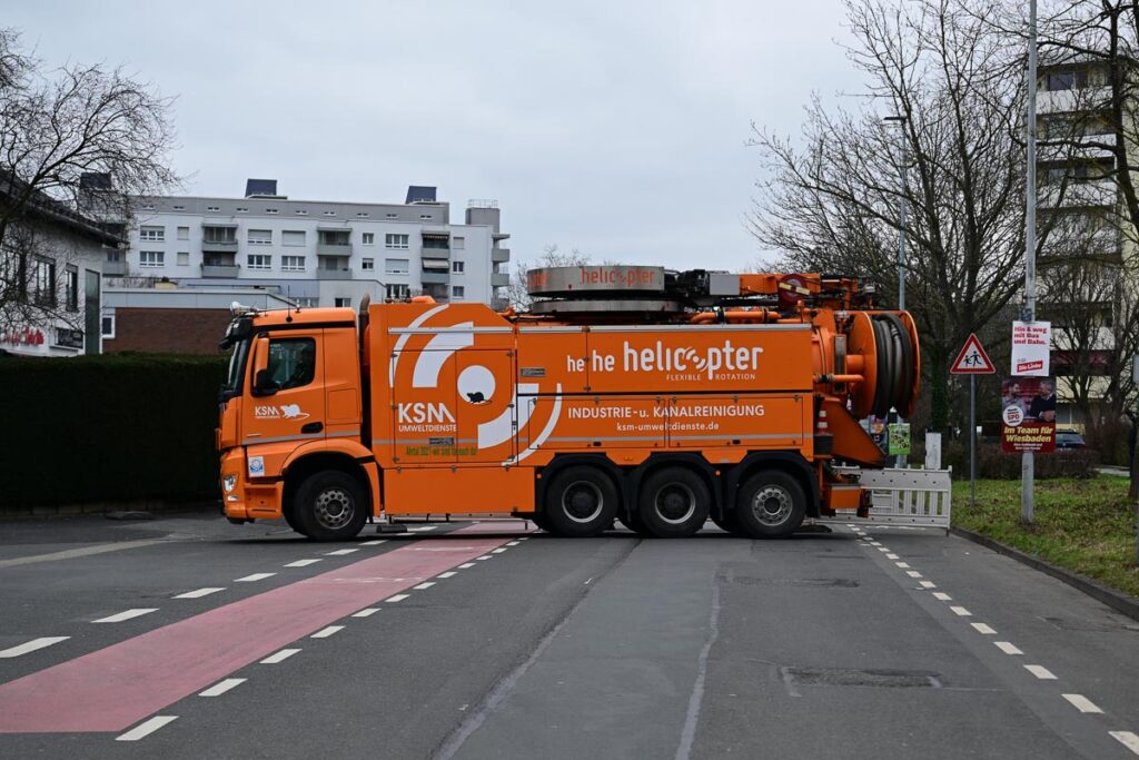 Zufahrtsperre AKK-Fastnachr