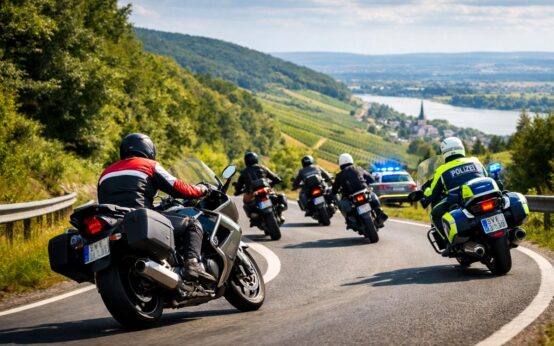 Biker Safety-Tour der Polizei Westhessen.