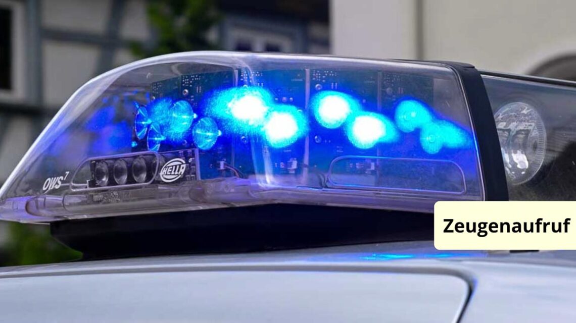 Blaulicht, Zeugenaufruf