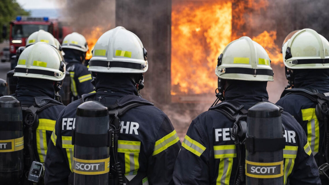 Ausbildung Feuerwehr.