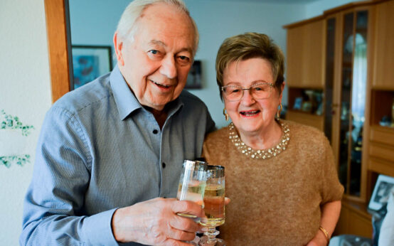 Eiserne Hochzeit: Eheleute Rosemarie und Horst Kramer