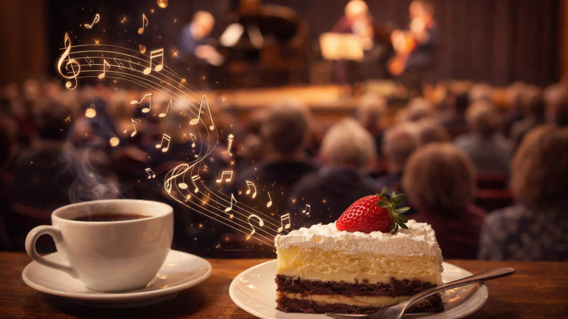 Kaffe und Tortenstück, Kaffee, Klänge, gute Laune: Die WMK spielt auf