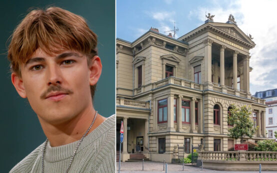 Nelio Biedermann liest beim KrimiMärz im Literaturhaus Villa Clementine aus seinem Erfolgsroman „Lázár“.