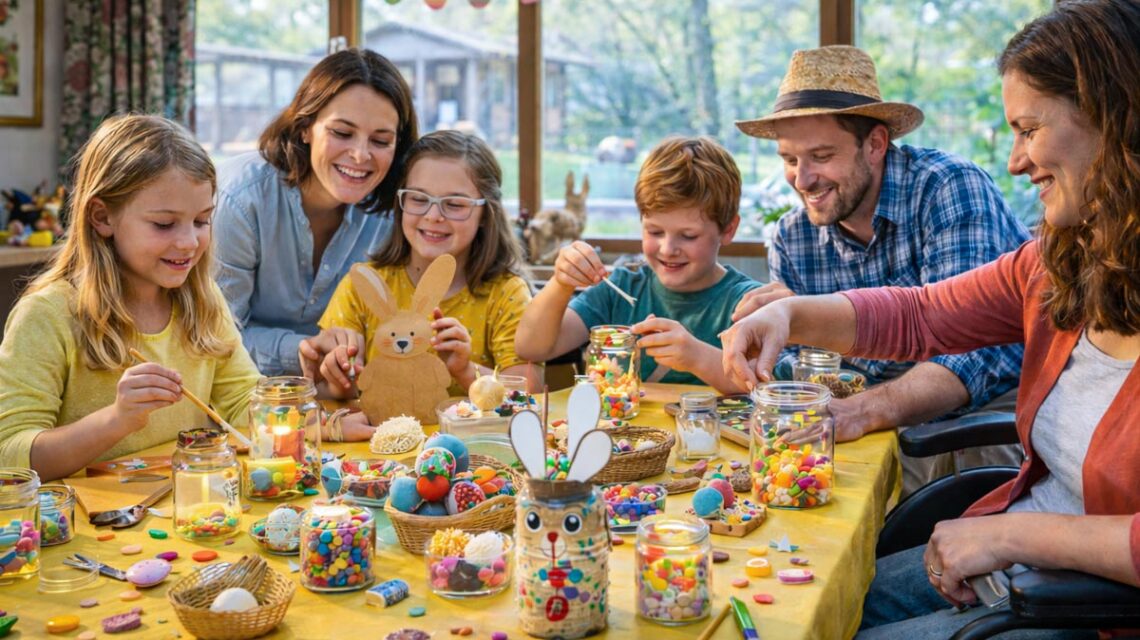 Osterbasteln in der Fasanerie: kreativ, bunt und voller Frühlingsfreude.