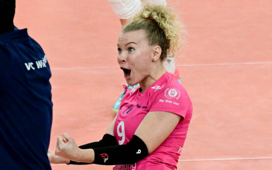 Rene Sain, wieder an Bord. Die Kraft reicht für drei Sätze.