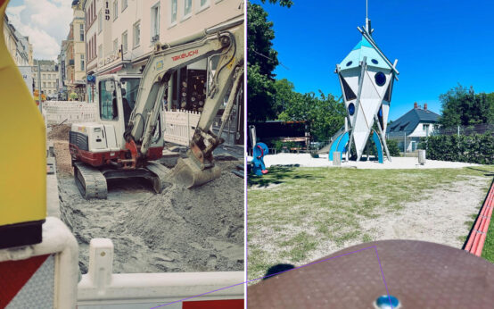 Neue Spielplätze, Stadtteilzentren und öffentliche Räume entstehen dank der Städtebauförderung in mehreren Wiesbadener Quartieren.