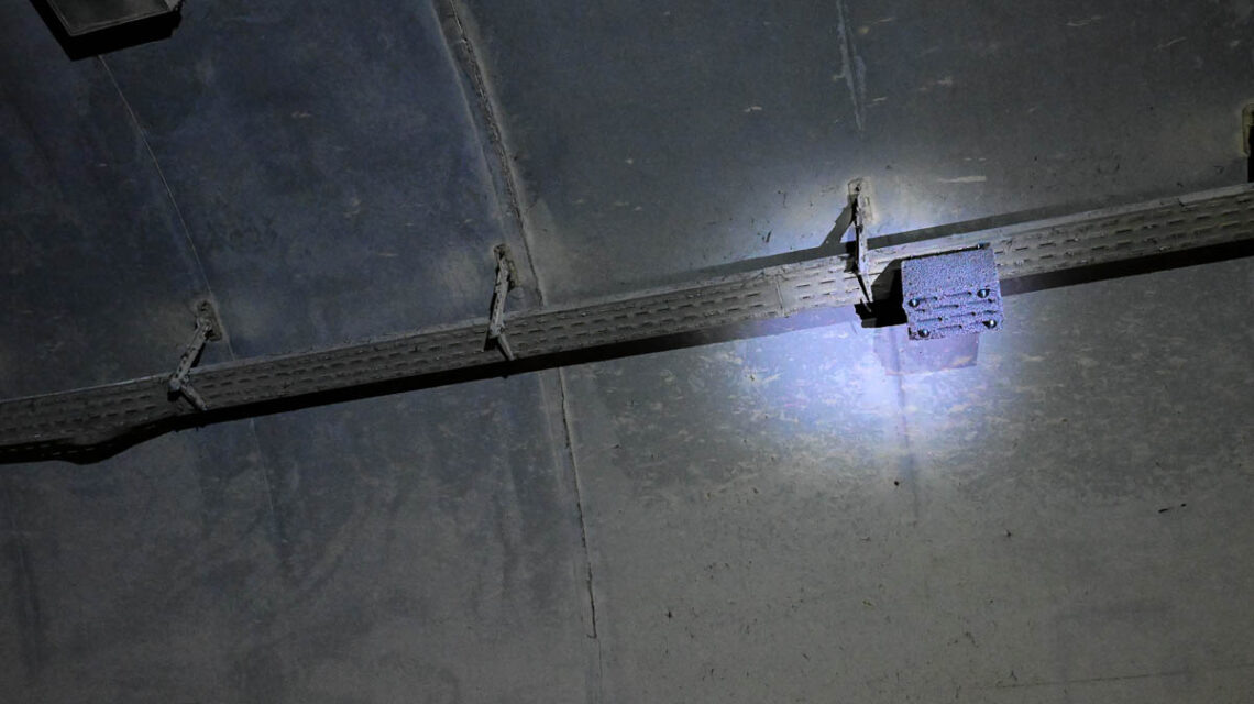 Fledermausbehausung im im Winterquartiert Tunnel „Petra"