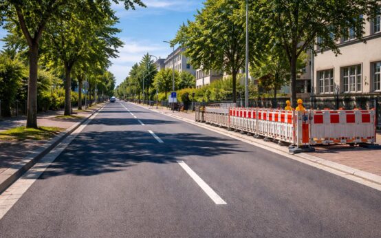 Freie Fahrt, Baustelle zurückgebaut - Symbolbild
