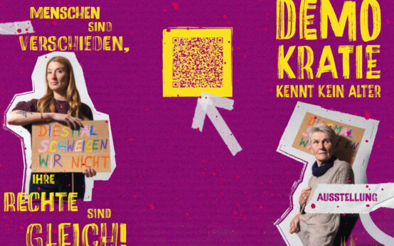 Gesichter der Demokratie: Die Wanderausstellung zeigt persönliche Statements und lädt im Rathaus zum Mitdenken und Mitreden ein.