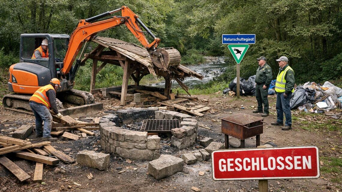 Der Grillplatz am Wickerbach in Igstadt wird zurückgebaut – zum Schutz eines sensiblen Naturraums und gefährdeter Arten.