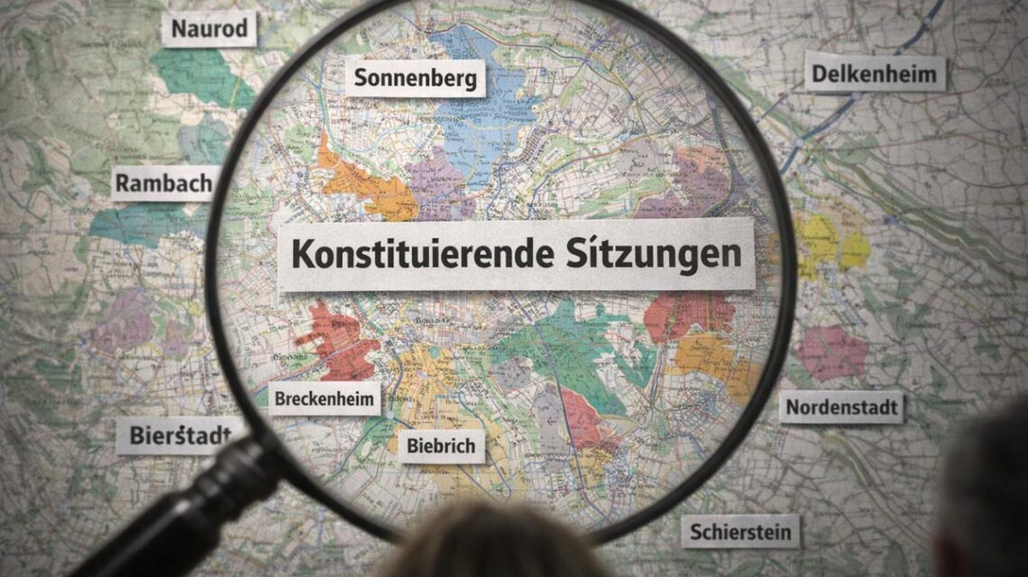 Konstituierende Sitzung der Ortsbeiräte...