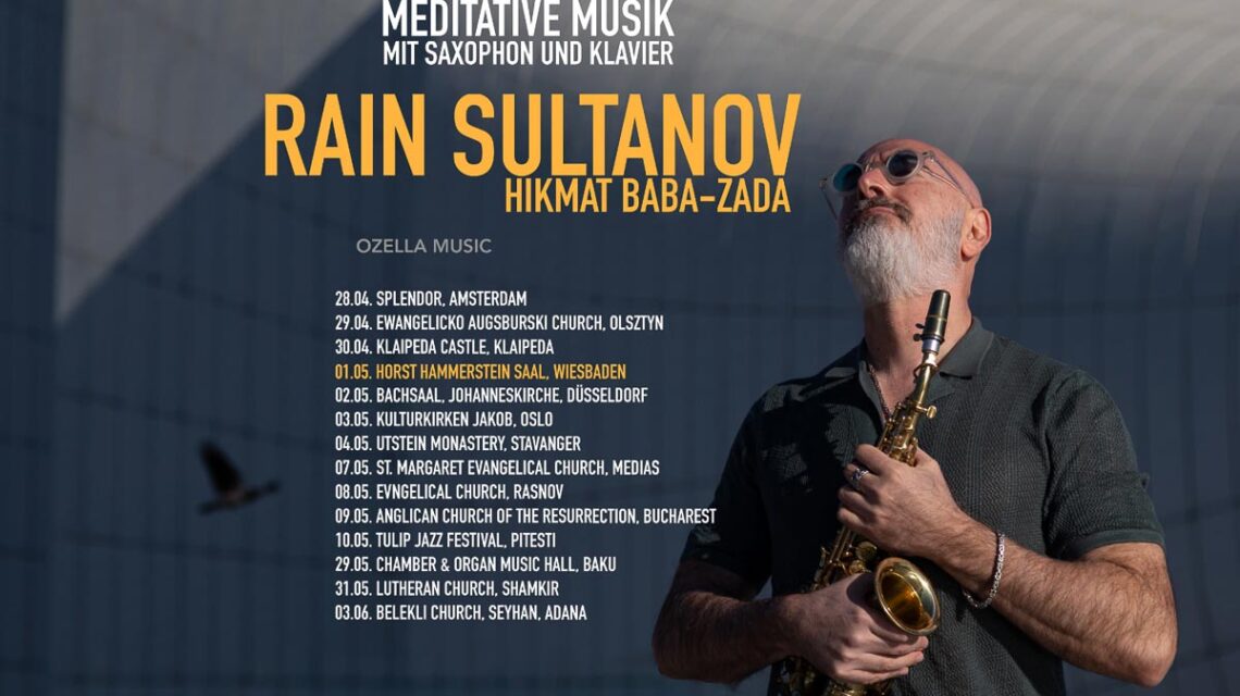 Rain Sultanov bringt meditativen Jazz nach Wiesbaden – ein Konzert zwischen Stille, Tiefe und intensiven Klangräumen.