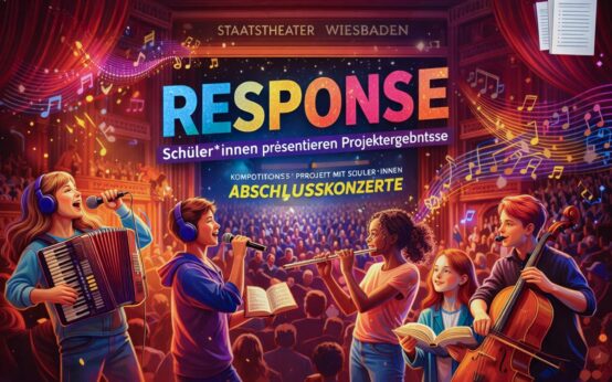 Response bringt junge Klangideen auf die Bühne: Im Staatstheater Wiesbaden zeigen Schüler ihre musikalischen Antworten auf zeitgenössische Werke.