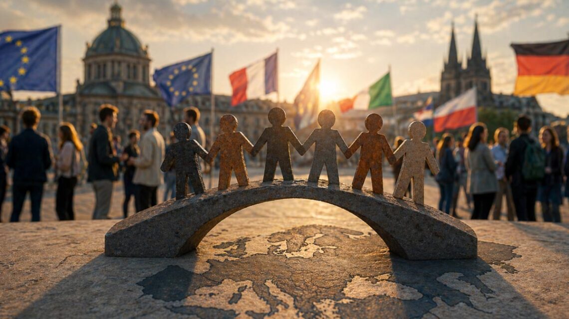 Im sam diskutieren Fachleute über die Zukunft der Städtepartnerschaften und Europas Verbindungen.