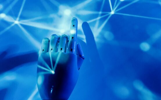 Symbolbild für digitale Transformation und Zukunftstechnologien in Wirtschaft und Gesellschaft.