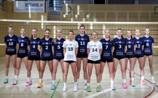 U 16 des VC Wiesbaden spielt die Deutdche Meisterschaft mit.