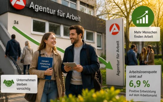 Die Arbeitslosenquote im Agenturbezirk Wiesbaden ist im Mai auf 6,9 Prozent gesunken. Gleichzeitig bleiben zahlreiche Ausbildungsplätze unbesetzt.