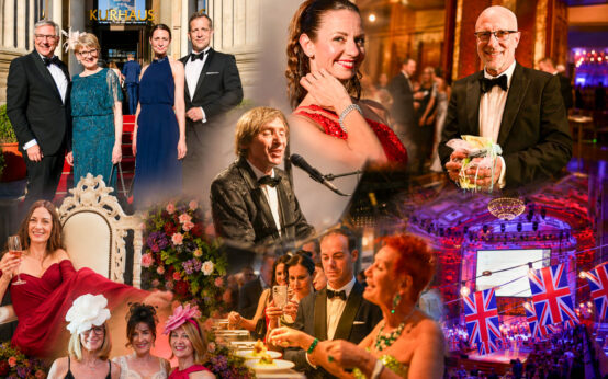 Bildergalerie Ball des Weines 2026, Kollage mit Impressionen.