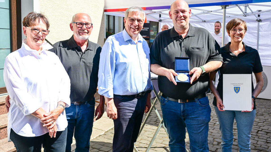 Oberbürgermeister Gert-Uwe Mende Familie Reinemer.