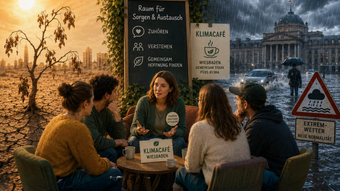 Im Wiesbadener Umweltladen startet Ende Juni das erste Klimacafé – ein geschützter Raum für Gespräche über Sorgen rund um die Klimakrise.