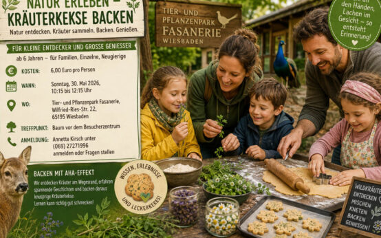Kräuterkeks backen in der Fasanerie