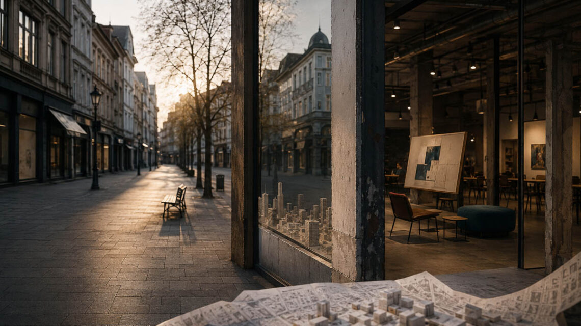Der ehemalige Sportscheck in der Wiesbadener Langgasse wird zur Bühne für neue Ideen rund um Kultur, Begegnung und die Zukunft der Innenstadt.