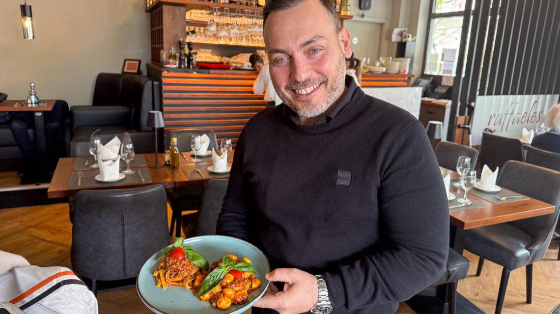 Raffaele, Gstronom und Inhaber des Restaurant Raffaeles in Wiesbaden Sonnenberg.