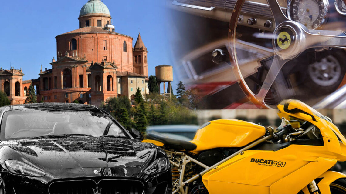 Maserati, ferrari, Ducati... Firmen die für die Region Region Emilia-Romagna stehen.