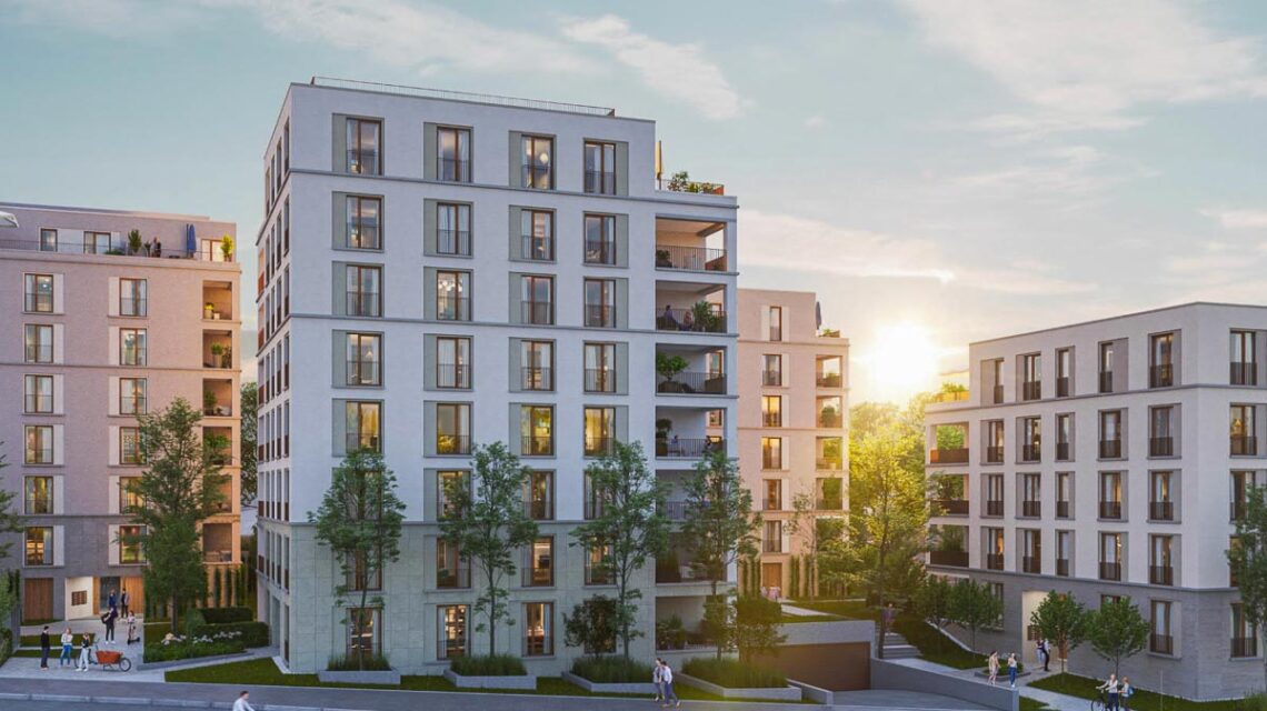 Das ehemalige NH-Hotel an der Aukammallee soll einem modernen Wohnquartier mit rund 75 Wohnungen, Grünflächen und gefördertem Wohnraum weichen.