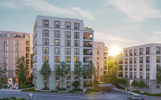 Das ehemalige NH-Hotel an der Aukammallee soll einem modernen Wohnquartier mit rund 75 Wohnungen, Grünflächen und gefördertem Wohnraum weichen.