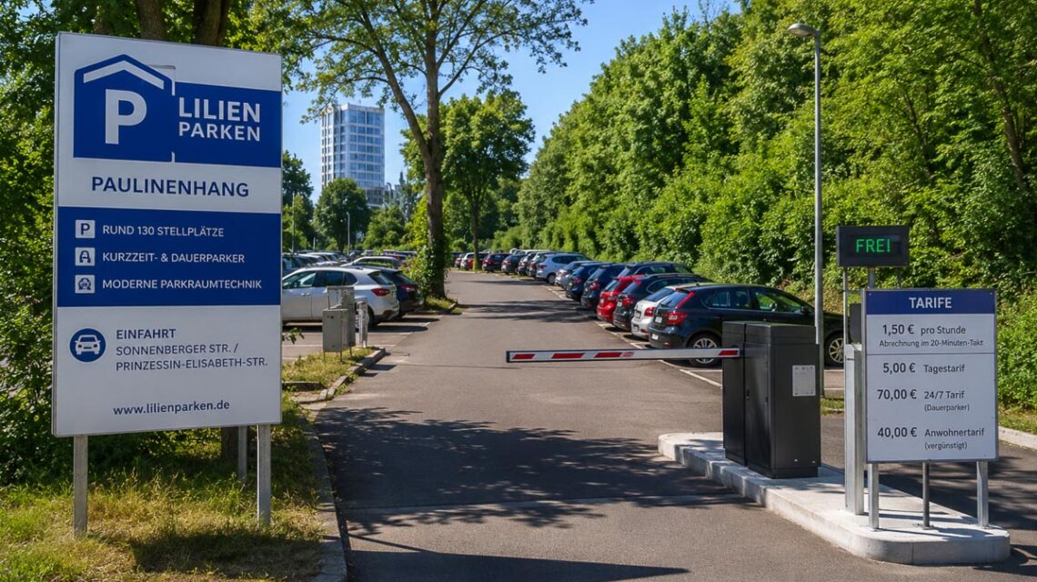 Lilienparken auf dem Paulinenhang.