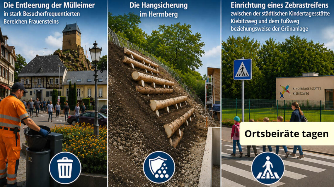 In öffentlichen Sitzungen beraten die Wiesbadener Ortsbeiräte über aktuelle Projekte und Anliegen in ihren Stadtteilen.