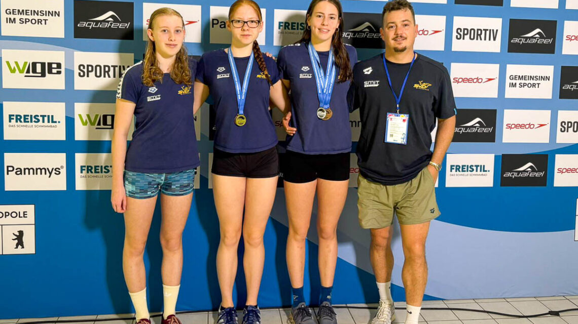 Großer Jubel beim SV Delphin Wiesbaden: Mit einem Titel sowie mehreren Silber- und Bronzemedaillen kehrten die Nachwuchstalente von den Deutschen Jahrgangsmeisterschaften aus Berlin zurück.
