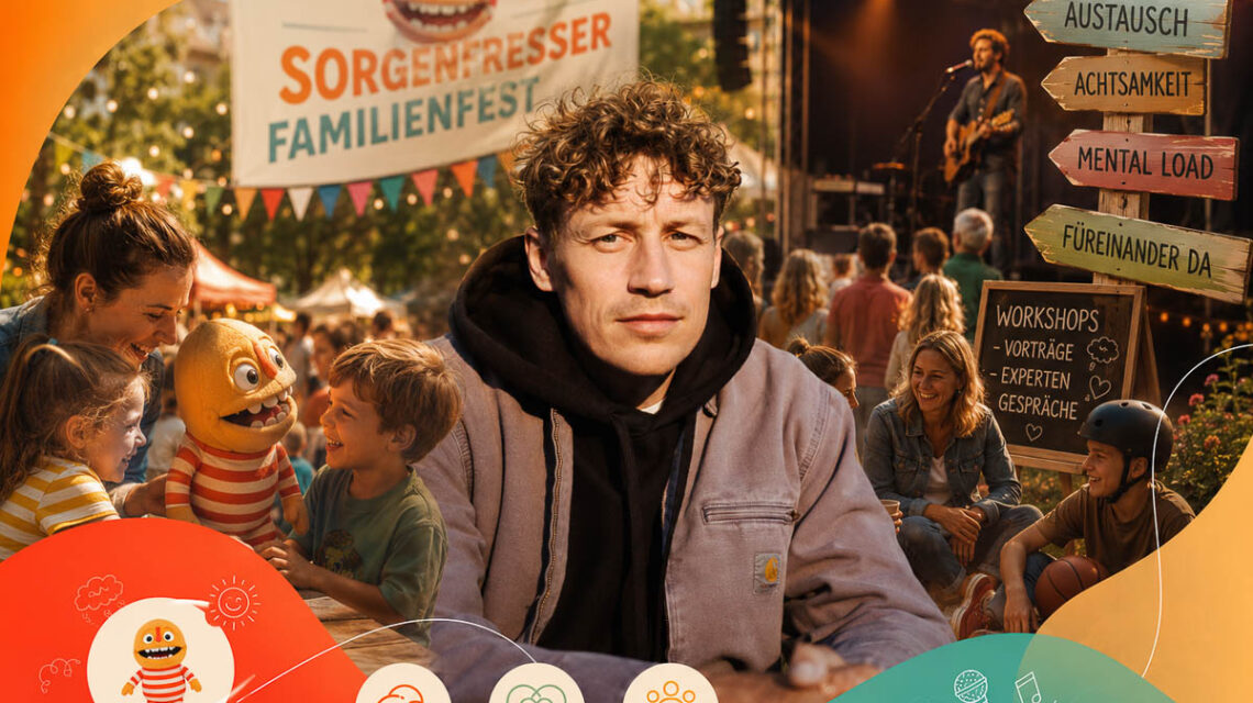 Sorgenfresser Familienfest der R+V Versicherung mit Konzert von Tim Bedzko.