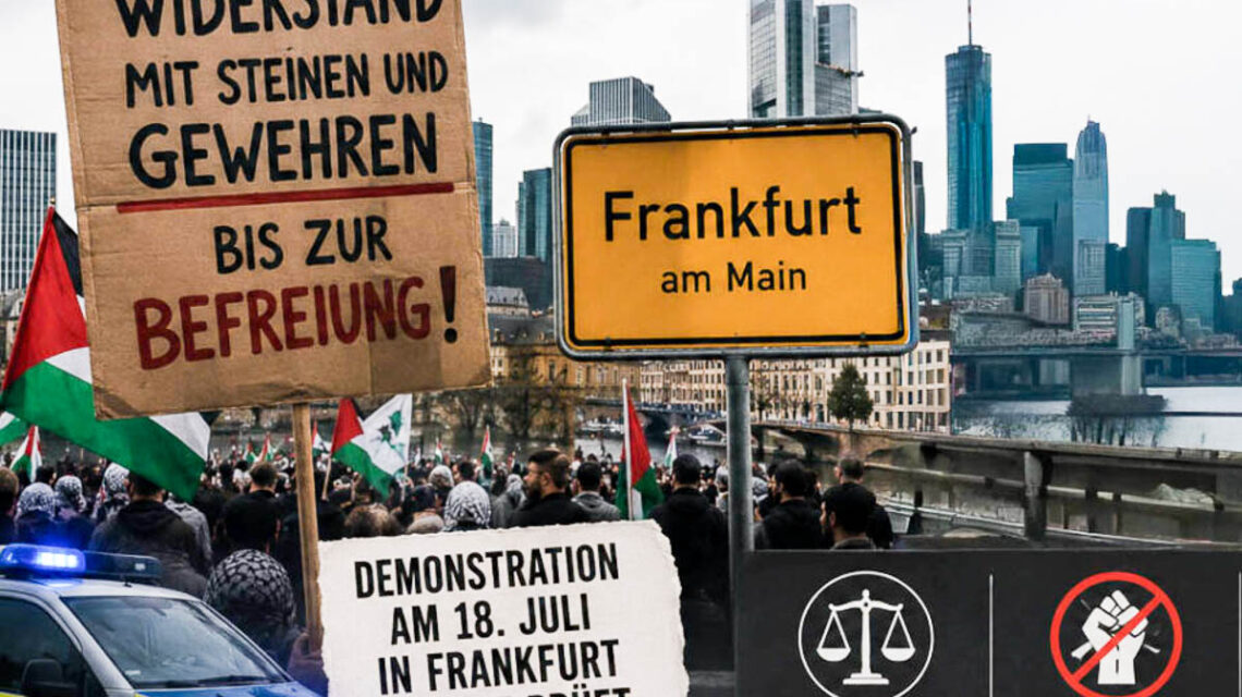 Demo in Frankfurt soll verboten werden.