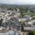 Wiesbaden von oben. Blick vom Marktplatz zum Bowling Green.