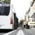 Lienienbus an der Haltestelle am Platz der Deutschen Einheit